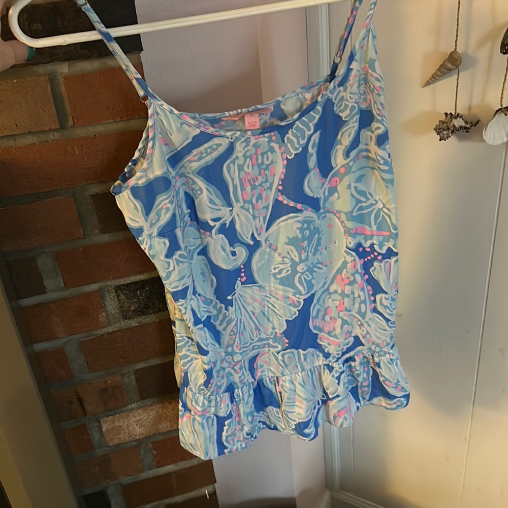 Lilly Pulitzer silky tank